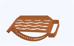 KMB Nášlap tašky včetně držáku cihlová